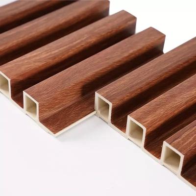 China Wood Plastic Composite Waterproof Decorative PVC WPC Indoor Wall Panels for sale