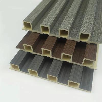 China Waterproof Wood Grain WPC Wall Panel PVC Cladding Plastic PVC great wall panel for sale