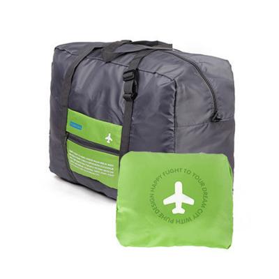 China Cheap Lightweight Folding Polyester Luggage Bags Large Capacity Travel Waterproof Folding Bags In Stock for sale