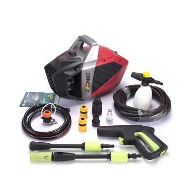 China Portable High Pressure Washer Jet Power Cleaner Electric Pressure Plastic Case 1500w Auto Car Wash Machine for sale