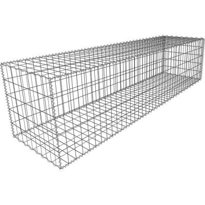 China Cages High Quality Bank Mesh Box 1x1x2 Protection 200x100x50 Welded Construction Wire Mesh Wall 50x50 Gabion Stone Price for sale