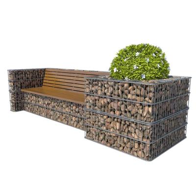 China Cages Welded Baskets Gabion 2x1x0.5 Stone Box Italy Stone Fence Stone Cage Basket Cost for sale