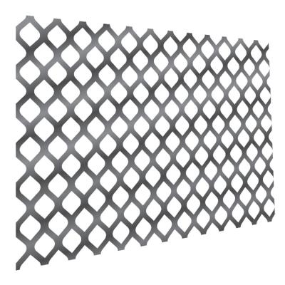 China Decorative Plain Weave Long Hole Shaped Hole Punch Net / Perforated Metal Sheet for sale