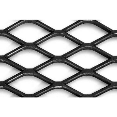 China Plain Weave Black Steel Decorative Expanded Metal Mesh Wire Mesh for sale