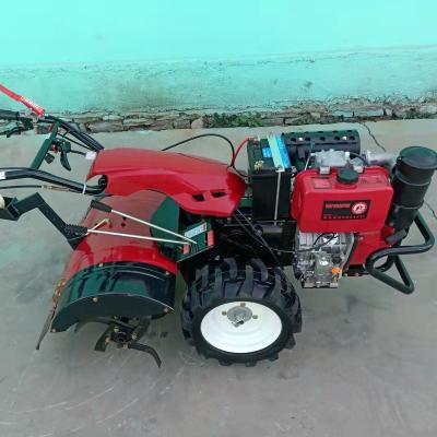 China Micro Farms Tillage Machine Hand Electric Cultivator Garden Cultivator With Diesel Engine for sale