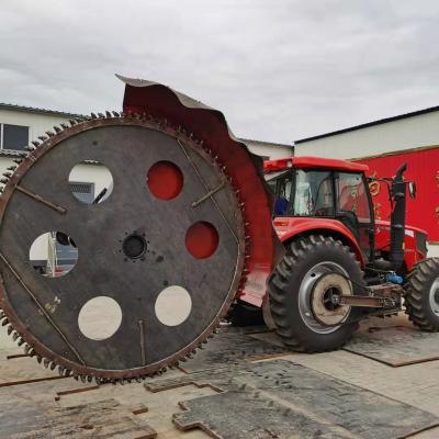 China Farms PTO large farm use ditcher tractor disc trencher for sale depth 50-120cm for sale