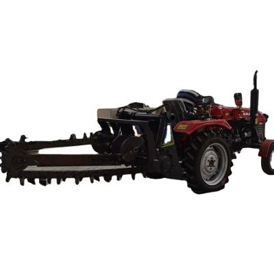 China Farms Tractor PTO Driven High Speed ​​Chain Trench Digging Machine for sale