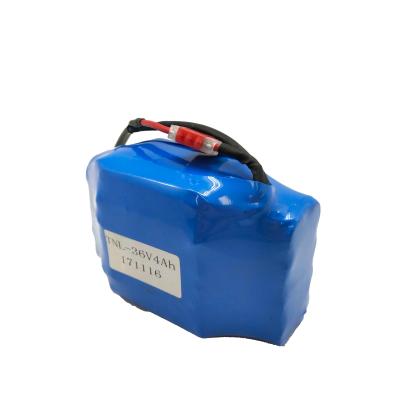 China Machine- 36V Li-ion Battery Pack With BMS Protection 18650 Cell 4Ah for sale