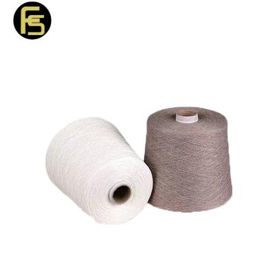 China Textile Yarn 2/26NM Pure Undyed Cashmere Yarn Moisture-absorbent Yarn For Knitting Machine for sale