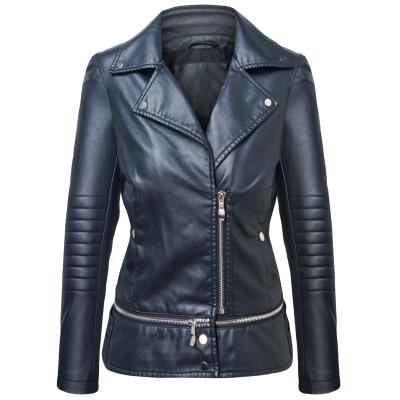 China Viable New Arrival Custom Black Faux Sherpa Fashion Women Winter Leather Jacket Designs PU Popular Leather Jackets for sale