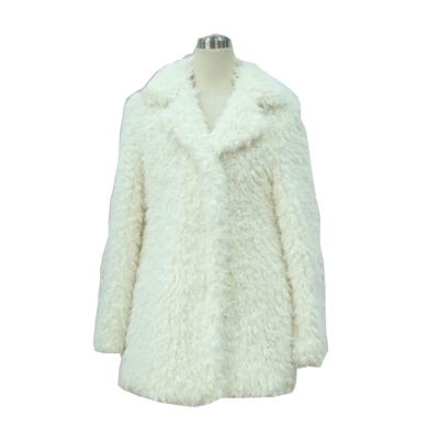 China Winter Favorable Price Viable Customization 100% Polyester Faux Lining Ladies Faux Fur Women Jacket for sale