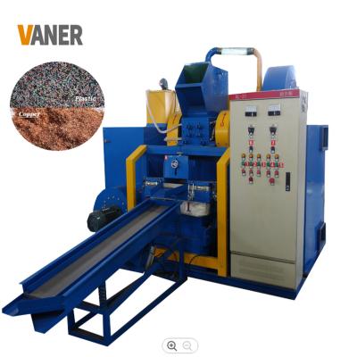 China Building Material Shops Separator Machine Copper Cable Granulator Machine Scrap Cable Crusher Machine for sale