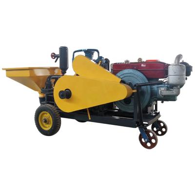 China Construction Mortar Spray Diesel Engine Plaster Cement Mortar Spray Machine for sale