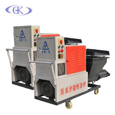 China 7.5kw cement mortar spray construction machinery cement mortar screw sprayer machine for sale