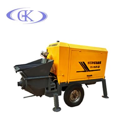 China concrete mixer pump small concrete pump for sale used for mountain slope protection concrete pump 15mm for sale