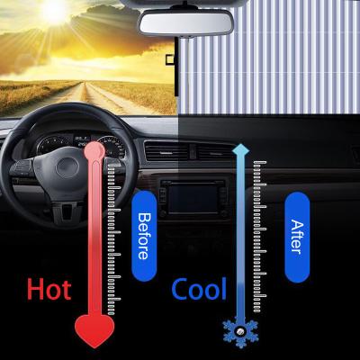 China UV Lowering UV Curtain In Car Interior Cover Sun Shade Front Window Sunshade Auto Extender Car Temperatures Sun Shade Protector for sale