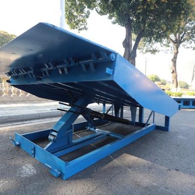 China Building Material Shops LEVER Stationary Hydraulic Mechanical DOCK Loader Hydraulic Cargo Loader for sale