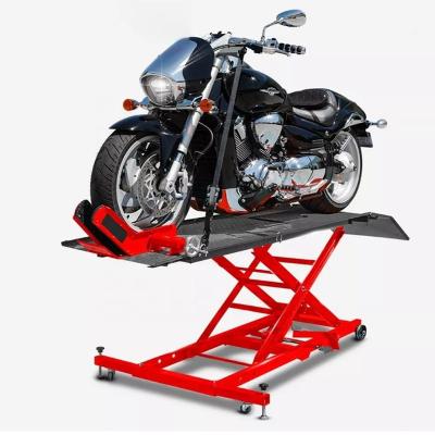 China Car Repair Center Motorcycle Lift For Garage Repair Center 1000lbs Hydraulic Motorcycle Lift for sale