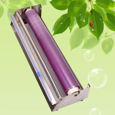 China Water Soluble Kitchen Stainless Steel Dispenser for Aluminium Foil Stretch Wrap for sale