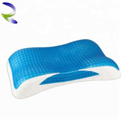 China Cheap Adults High Quality Magnetic 100% Cotton Micro Neck Pad Custom Coolings Breathable No Pressure Ergonomic Silicone Gel Pillow for sale