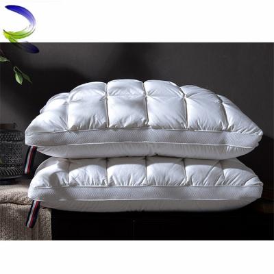 China Wholesale Magnetic Five Star Hotel Polyester Microfiber Fiber Fill Pillow Soft Cotton Cushion Insert Washable Polyester White Pillow for sale