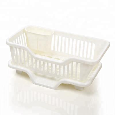 China Sustainable Colorful GCG Kitchen Dish Drying Rack Plastic Dish Rack Dish Rack for sale