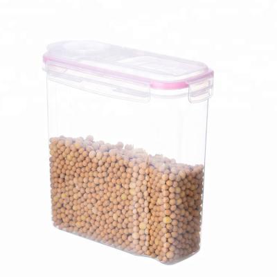 China Viable Kitchen Aid GCG Food Container Cereal Flour Sugar Coffee Rice Snacks Pet Plastic Food Storage Container for sale