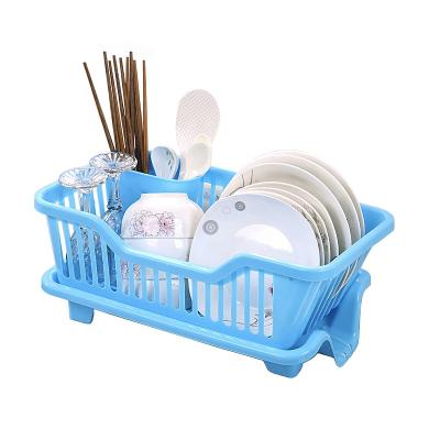 China GCG Kitchen Viable Folding Corner Plastic Dish Drainer for sale