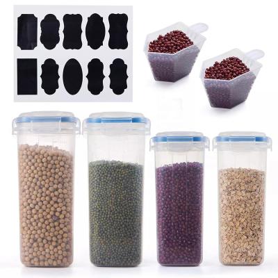 China Freshness Preservation GCG Airtight Leakproof Keep Food Dry And Fresh Plastic Food Storage Cereal Container for sale