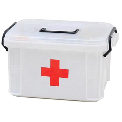 China Medicine Storage Box For Pharmacy GCG Family Emergency First Aid Kit Storage Organizer Medical Box for sale