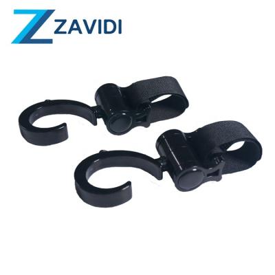 China Stroller Handle Bars Amazon Hot Selling ABS 360 Degree Double Stroller Plastic Hanging Hook for sale