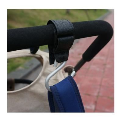 China Stroller Handle Bars New Style Safety Stroller Accessories Durable Oval Aluminum Hook for sale