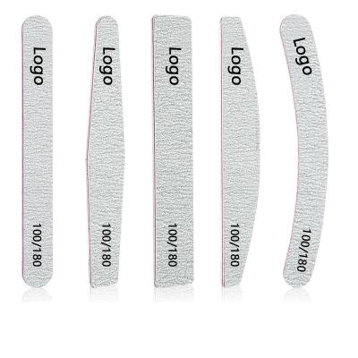 China Different Shapes Durable Eco-Friendly Emery Board Nail File Beauty Nail Tools Finger Hand Files Nails Custom for sale