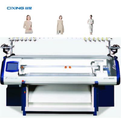 China Flatbed 52 Inch CIXING Systems Double Flat Automated Flat Knitting Machine For 12/14G Sweater for sale