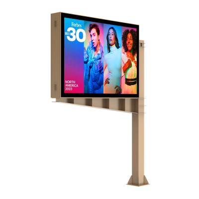 China Diseño personalizado de gama alta 8000nits P6 IP65 LED pantalla de pantalla digital de dos lados cartelera publicitaria exterior en venta