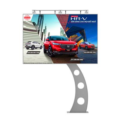 China High brightness 8000nits IP65 p6 led digital double sided display screen billboard outdoor advertising led video wall for sale