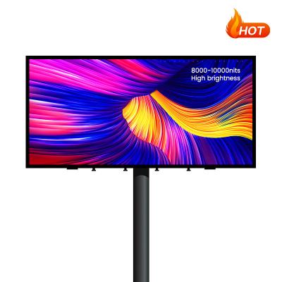 China P5 P6.67 P8 P10 Exterior LED Video Wall Display Sinalização Publicitária Alumínio Exterior LED Screen Tabuleiro de sinalização à venda