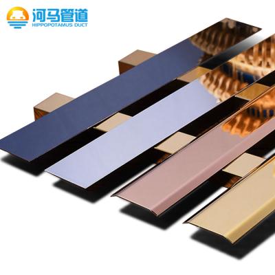 China Background mirror metal tile modern factory supply decorative stainless steel flat lines direct flat lines for sale