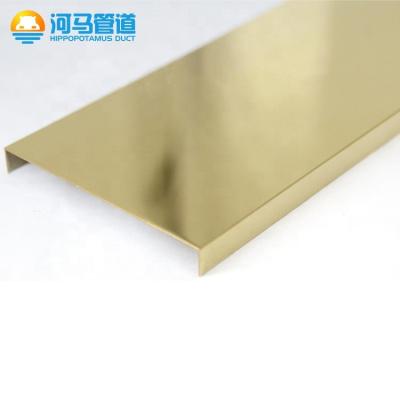 China 2020 New Modern Design Stainless Steel Flooring Accessories Mirror Polishing Skirting Boards Wall Skirting Trim for sale