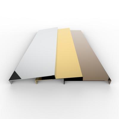 China Modern HIP Customized Skirting Gold Brushed Skirting Board Tile Skirting For Home for sale