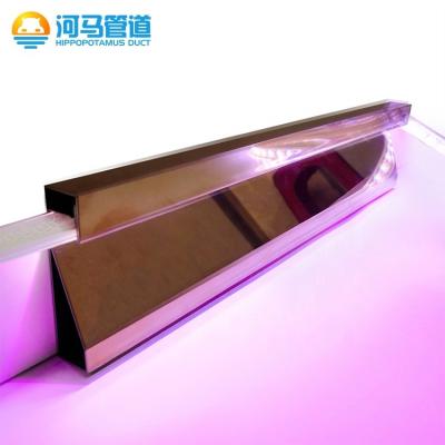 China Modern hot selling 304 stainless steel sliver edging edge tile gold tirm for decorative wall for sale