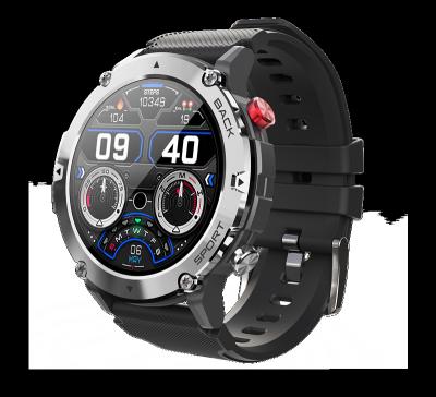 China New C21 1.32inch 360*360 2022 Touch Screen BT Call 128M Big Memory Outdoor Sports Men's Smart Watch MP3 Playback With 300mAh Big Battery for sale