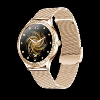 China AK35 Touch Screen Ladies Smart Watch 2022 Menstrual Period Reminder Female Cycle With 1.32 Inch 360*360 HD Screen Blood Oxygen Monitor Watch for sale