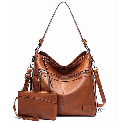 China New Designer Vintage Women's Handbags Large Bucket Bag Bucket Purse Ladies Hobo Leather Trim 2022 Handbags For Women for sale