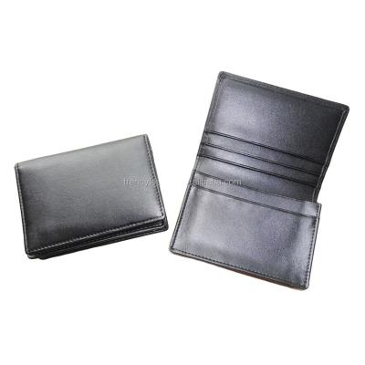 China Vintage 100% Genuine Cowhide Leather Business Card Holders Customized Card Holder for sale