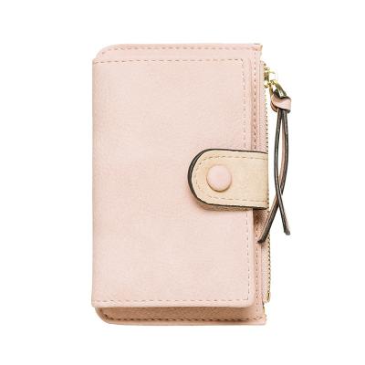 China Fashion Multifunctional Korean Cute Women's Fashoion Small Button Key Wallet Card Package Coin Purse Key Bag Holder Organizer for sale