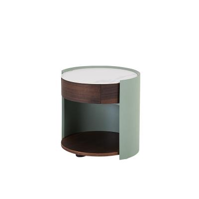 China Hot Sale Modern Nightstand Custom Design Style Nordic Single Bedside Table For Bedroom for sale