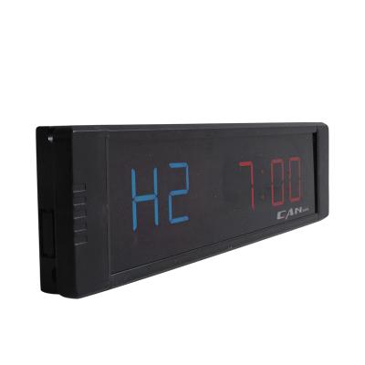 China Ganxin Multifunctional Hot Sale Led Digital Sports Timer Fitness Interval Clock With Stopwatch Timer for sale