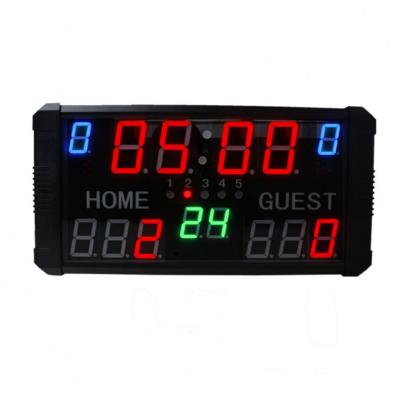 China Ball Game Ganxin Football Scoreboard Led Basketball Electronic Scoreboard Volleyball Electronic Scoreboard for sale