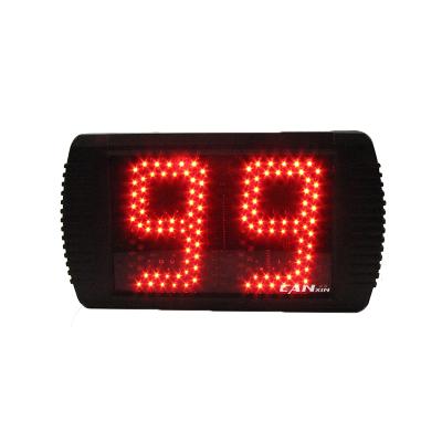 China Ganxin Semi-outdoor Drop Shipping Aluminum Alloy Semi-outdoor Electronic Led Display 5 Inch Parking Counter Countup Counter for sale